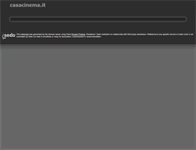 Tablet Screenshot of casacinema.it